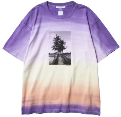 LIBERAIDERS（リベレイダーズ）パープルのグラデーションプリントTシャツ