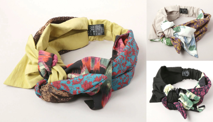 CA4LA（カシラ）イエロー系のヘアバンド