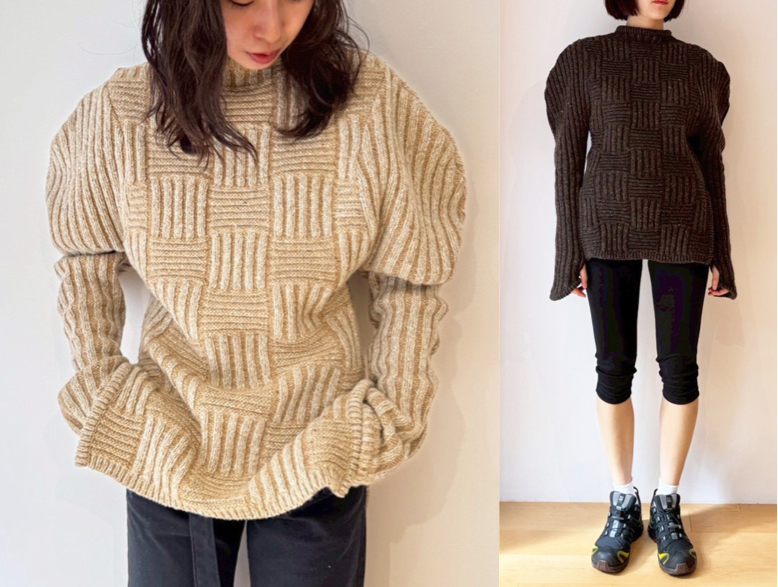 holidayベージュのニット