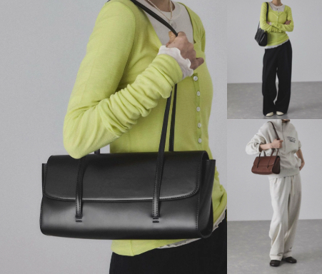 ADAM ET ROPÉ FEMMEブラックのショルダーバッグ