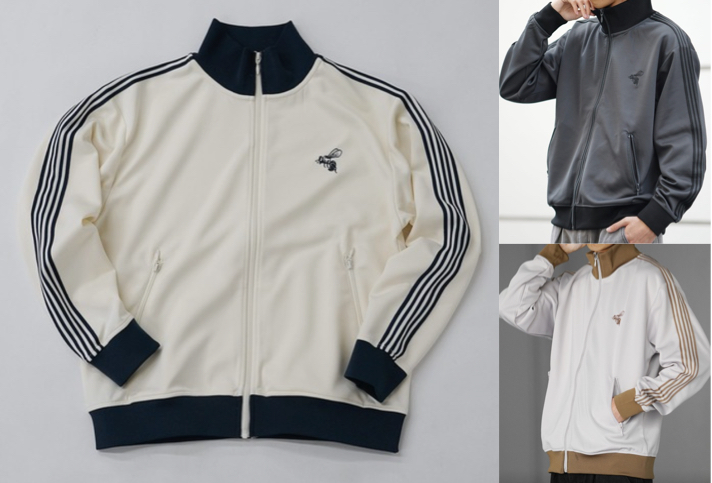 MinoriTY（マイノリティ）ホワイトxネイビーのトラックジャケット