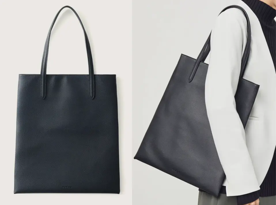 SOÉJU(ソージュ)ネイビーのトートバッグ