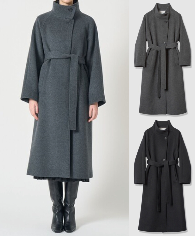 ANAYI(アナイ)チャコールグレーのコート