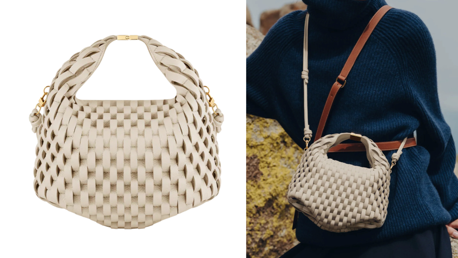 POLENE(ポレーヌ)アイボリーのショルダーバッグ