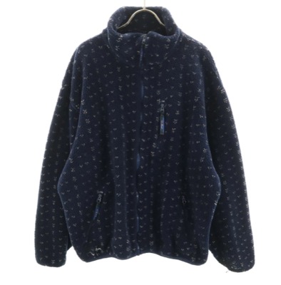 L.L.Bean（エルエルビーン）ネイビーのフリースジャケット