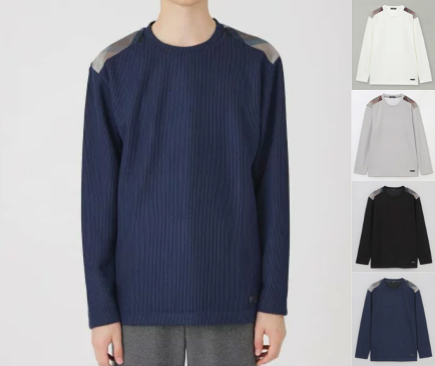 BLACK LABEL CRESTBRIDGE（ブラックレーベル・クレストブリッジ）ネイビーのロンT