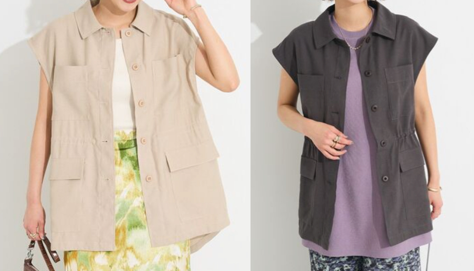 CRAFT STANDARD BOUTIQUE（クラフトスタンダードブティック）ベージュのミリタリージレ