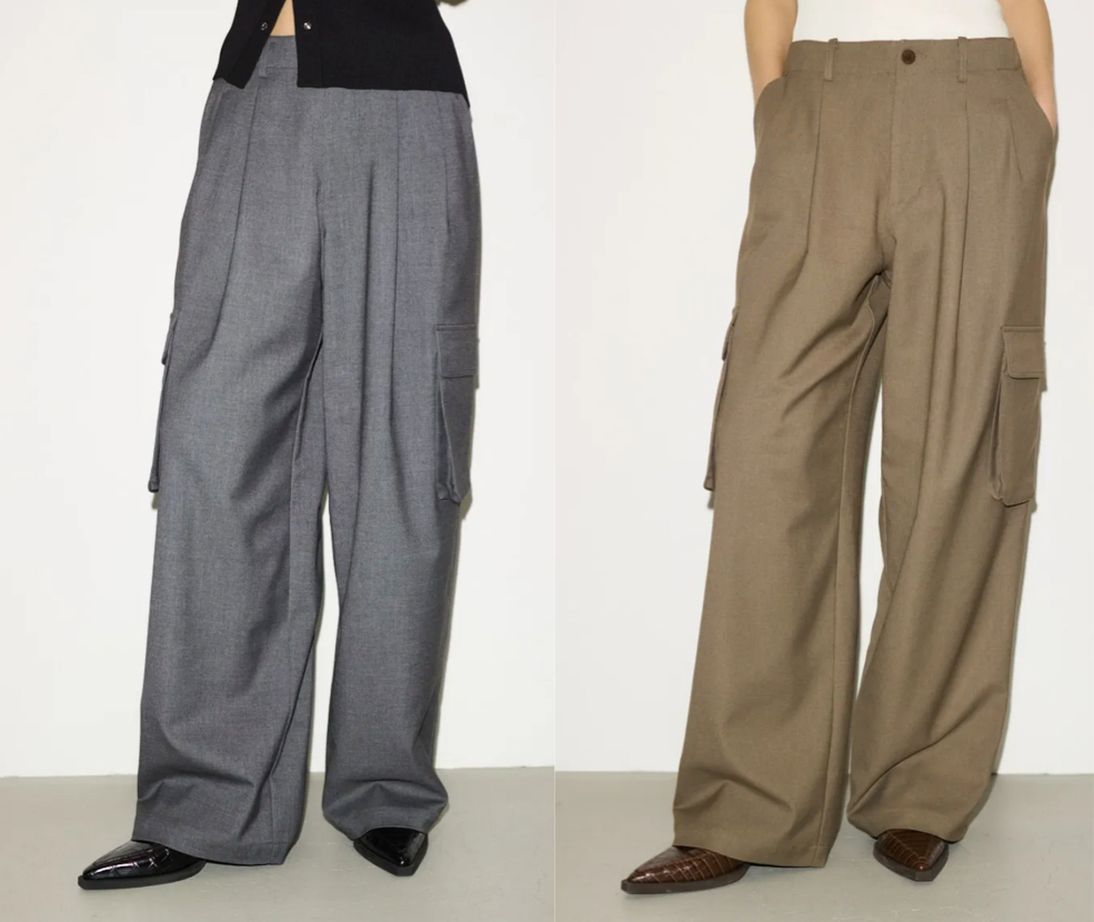 THROW by SLY(スロー バイ スライ)グレーのカーゴパンツ
