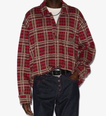 ISABEL MARANT（イザベル マラン）赤いチェック柄シャツ