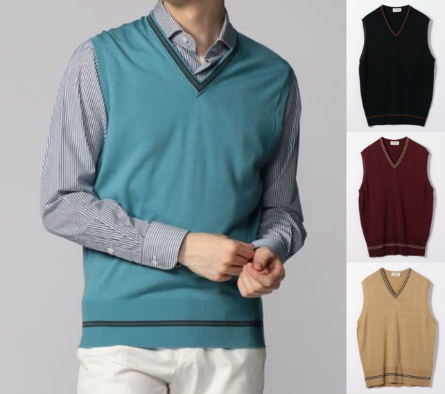 TOMORROWLAND BUYING WEAR（トゥモローランド バイイング ウェア）ブルーのベスト