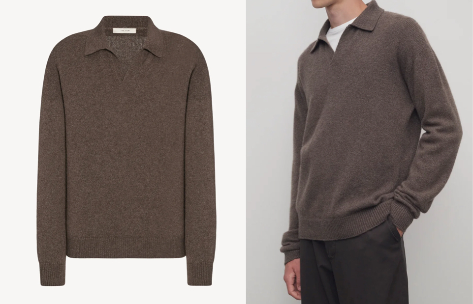 THE ROW（ザロウ）ブラウンのポロニット