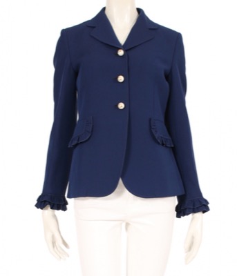 GUCCI(グッチ)ネイビーのパールボタンジャケット