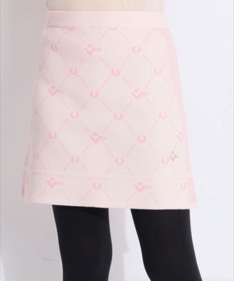 VIVA HEART（ビバハート）ピンクのロゴニットスカート