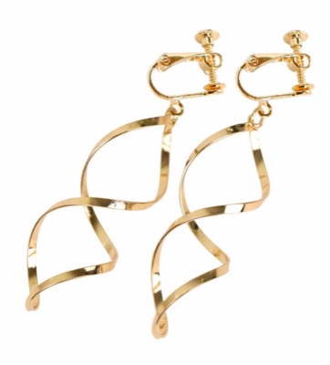 LUPIS（ルピス）ゴールドのツイストピアス