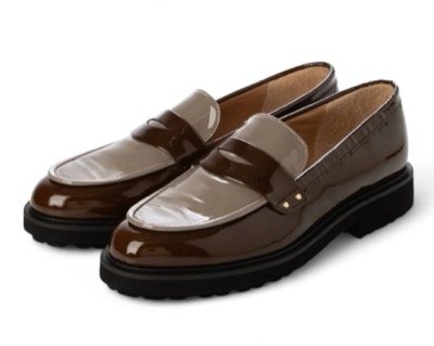 J&M DAVIDSON(ジェイアンドエムデヴィッドソン)ブラウンのローファー