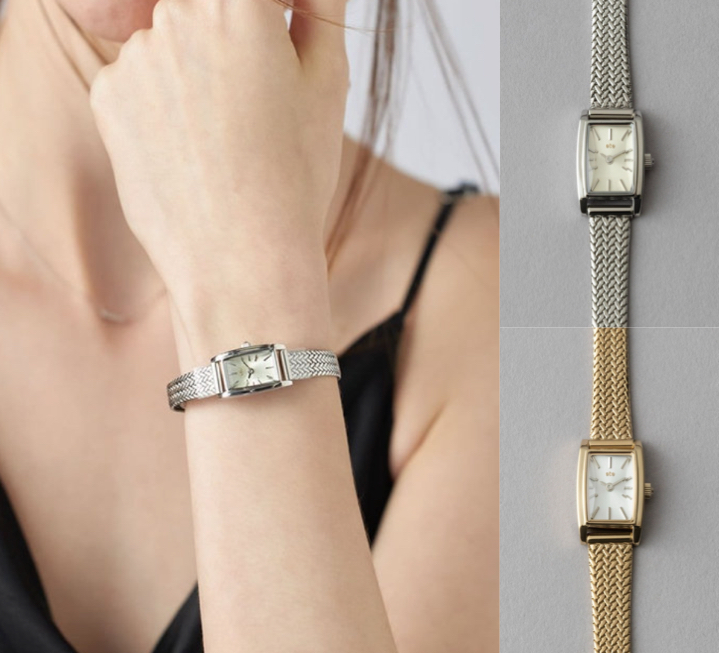 ete(エテ)シルバーの腕時計