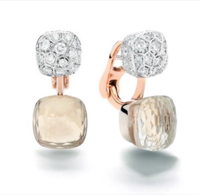 POMELLATO(ポメラート)ダイヤxストーンのイヤリング