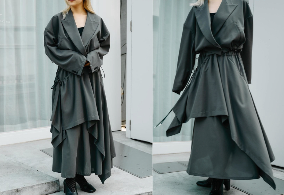   ブランド：UJOH
アイテム：別注DRAW CODE JACKET