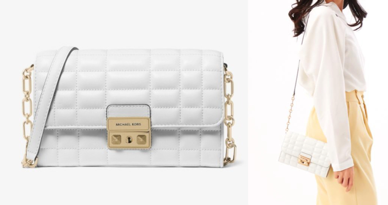 Michael Kors(マイケルコース)ホワイトのショルダーバッグ