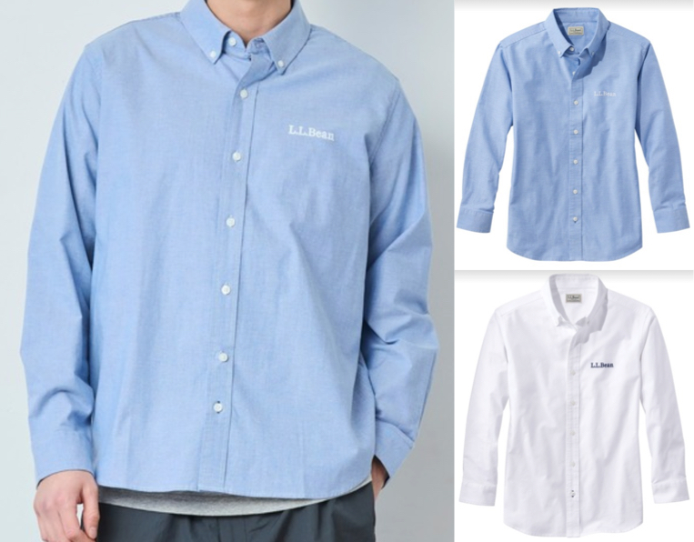 L.L.Bean（エルエルビーン）ライトブルーのシャツ