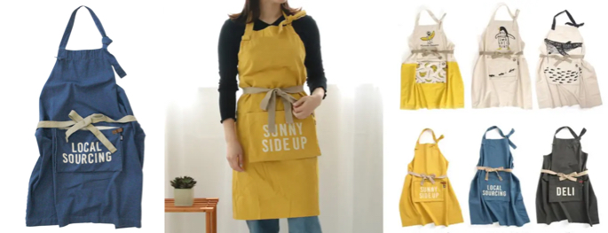 ブルーのエプロン