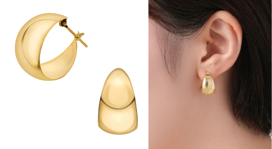 VENDOMEAOYAMA（ヴァンドーム青山）ゴールドのフープピアス