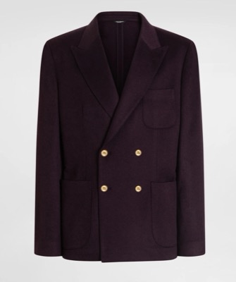 DOLCE&GABBANA(ドルチェアンドガッバーナ)ボルドーブラウンのジャケット