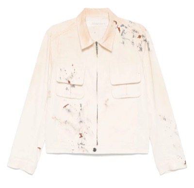 Individual Sentiments(インディビジュアルセンチメント)ホワイトのペイントジャケット