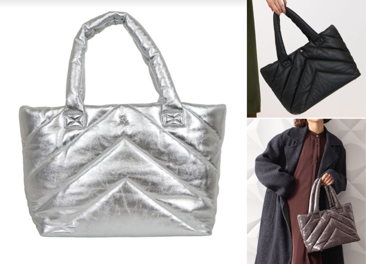 SALON DE ALFURD TOKYOSAロゴ キルティングトート シープレザー 1952