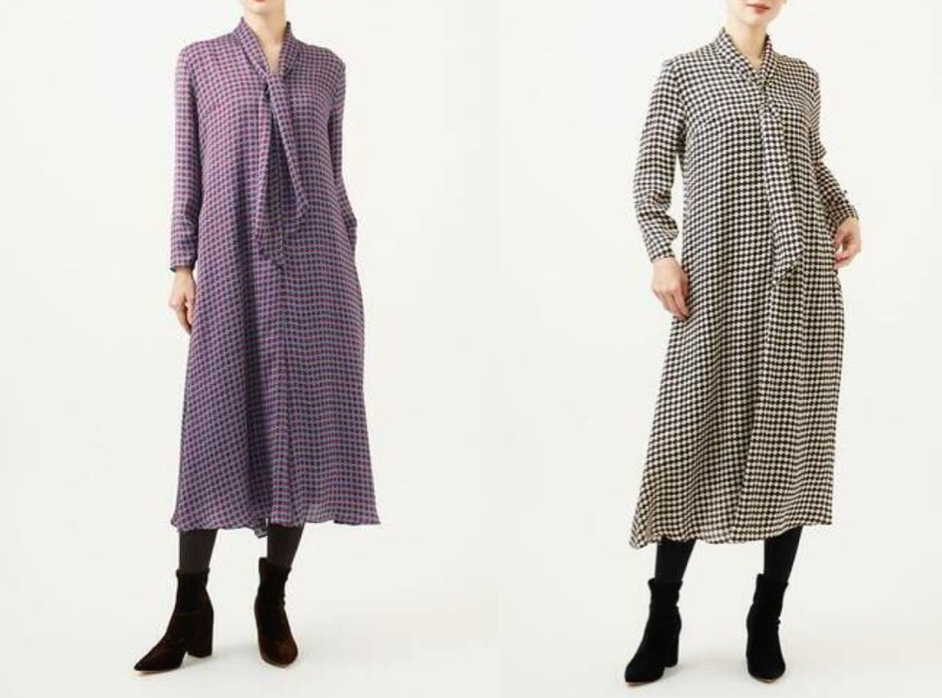 Sybilla(シビラ)パープルのワンピース