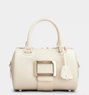 rogervivierホワイトのハンドバッグ