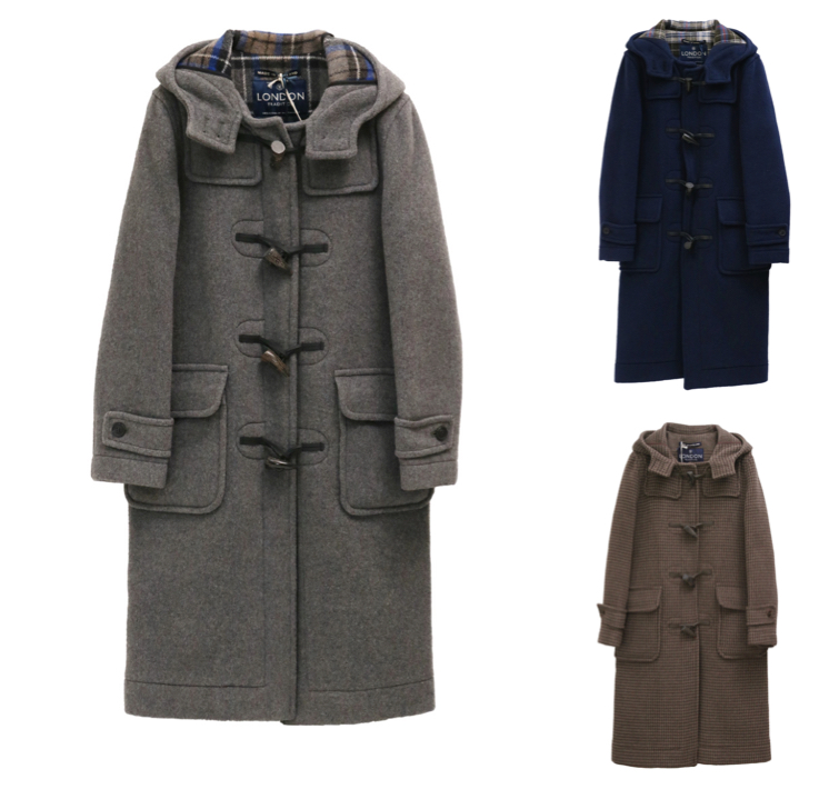 LONDON TRADITION（ロンドントラディション）グレーのダッフルコート