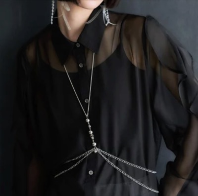 HARE（ハレ）シルバーのモチーフハーネスネックレス