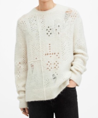 ALLSAINTS（オールセインツ）ホワイトのニット