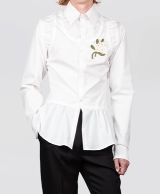 EGONLAB（エゴンラボ）ホワイトのシャツ