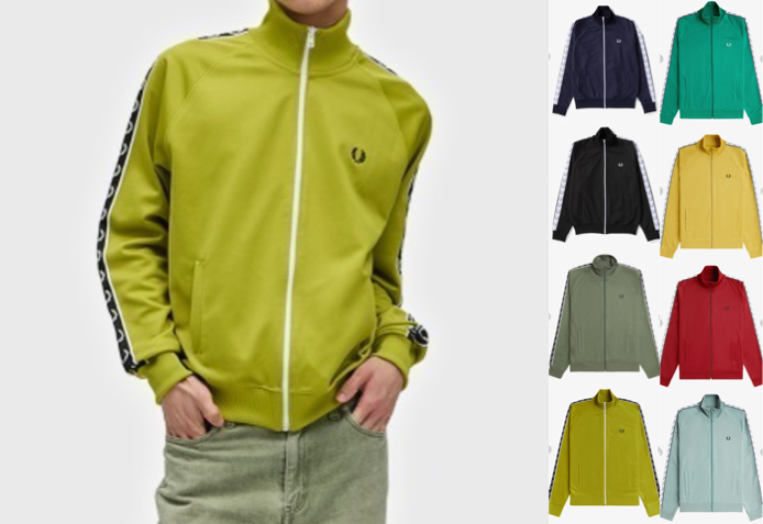 FRED PERRY(フレッドペリー)ライトグリーンのトラックジャケット