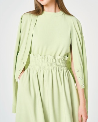 ADEAM（アディアム）ホワイトのカーディガン