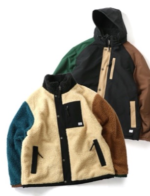 gym master（ジムマスター）マルチカラーのリバーシブルマウンテンパーカー