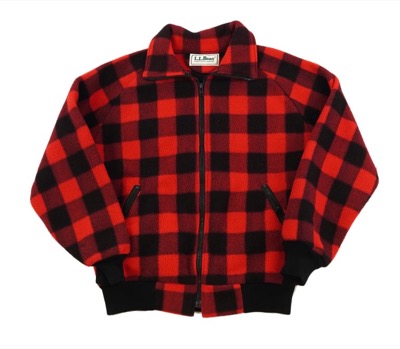 L.L.BEAN(エルエルビーン)赤いチェック柄ジャケット