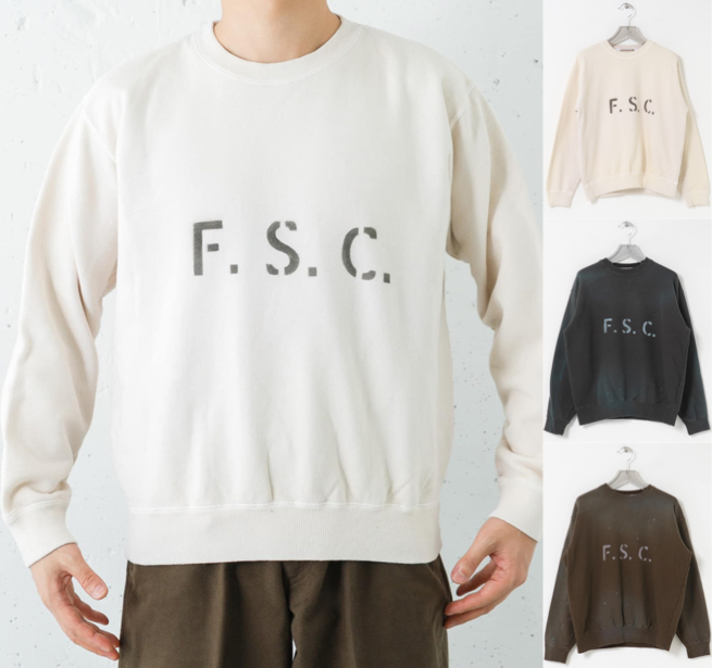 URBAN RESEARCH（アーバンリサーチ）アイボリーのロゴスウェット