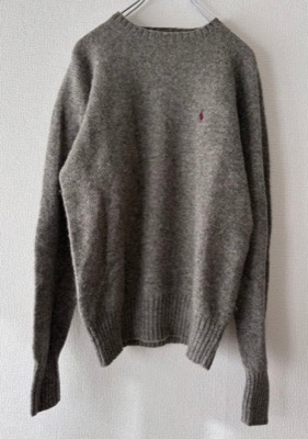 POLO RALPH LAURENグレーのニット