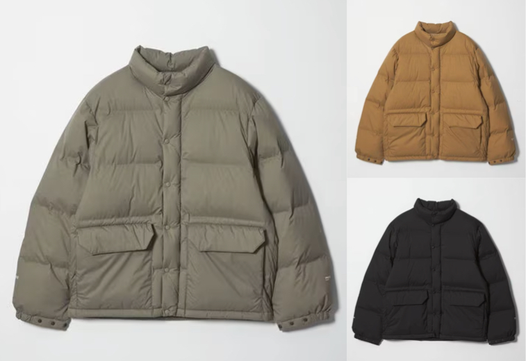 HYKE （ハイク）カーキのダウンジャケットコート