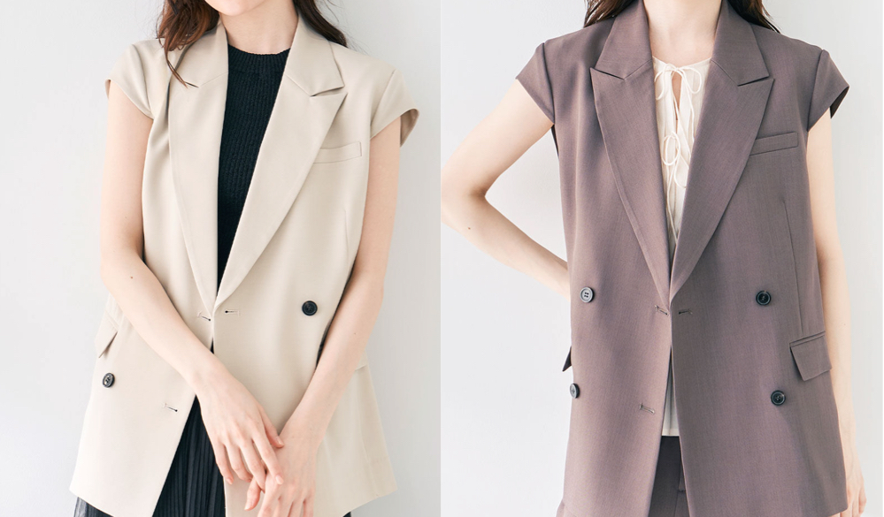 COCO DEAL（ココディール）ベージュのジレ