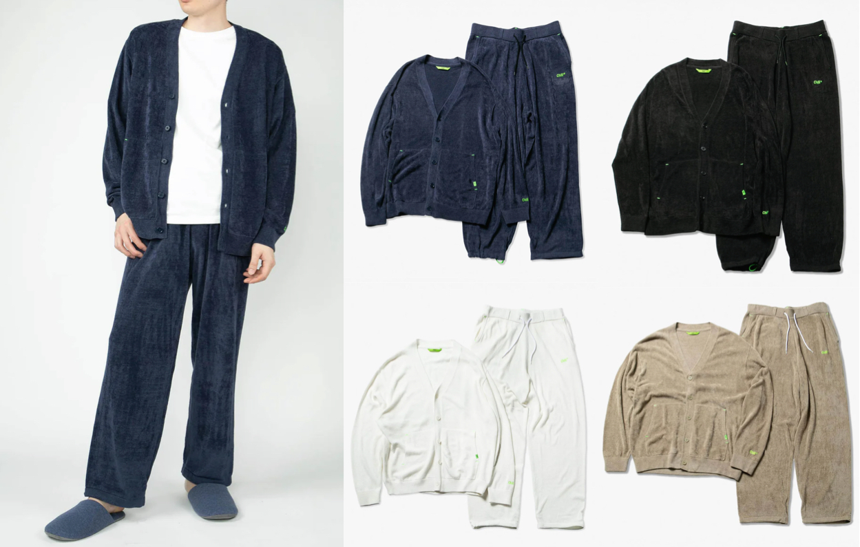 Cloud Pile（クラウドパイル）ネイビーのルームウェア