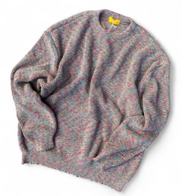 archive(アーカイブ)赤系のミックスカラーニット