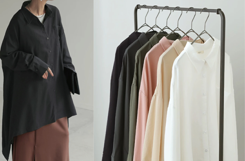 HUG.U(ハグユー)ブラックのチェニックシャツ