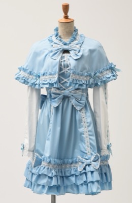 BODY LINE（ボディライン）サックスブルーのワンピース