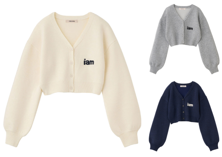 COCO DEAL（ココディール）アイボリーのニットカーディガン