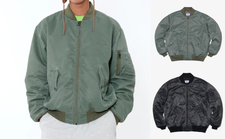 KEBOZ（ケボズ）カーキのMA-1ジャケット