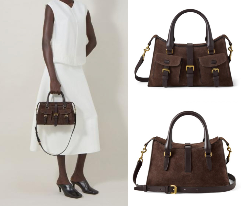 MULBERRY(マルベリー)ダークブラウンのショルダーバッグ